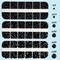 7000pcs+ Flatback Glass Hotfix Iron On Rhinestones Crystal for DIY Making with 1 Tweezer & 1 Picking Pen for Shoes, Clothes, Face Art, Bags, Manicure (Jet Black, 5-Sizes)